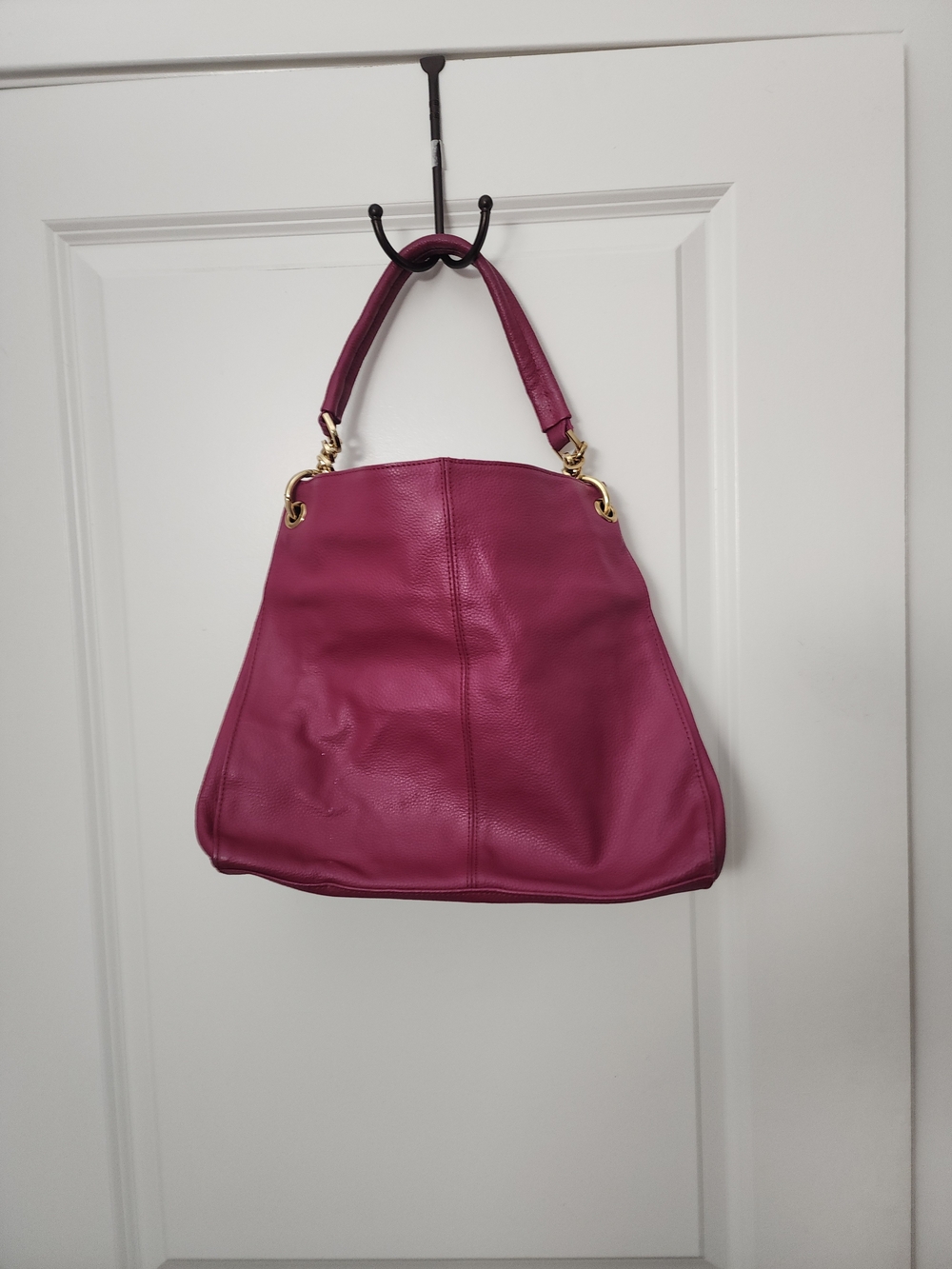 Cuore & Pelle Magents PinkWomen's Leather Shoulder Bag